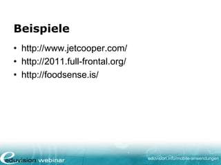 eduvision.de/mobile-anwendungen
Foodsense.is Desktop
 