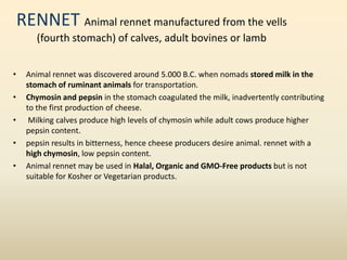 App of enzymes in dairy industry | PPTX