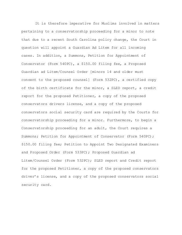 appointing a guardian for ones muslim children a guide for south c in case of death guardianship form