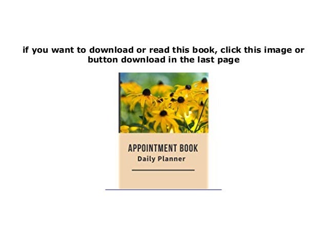 Book Kindle Library Appointment Book Daily Planner Daily And Hourly F