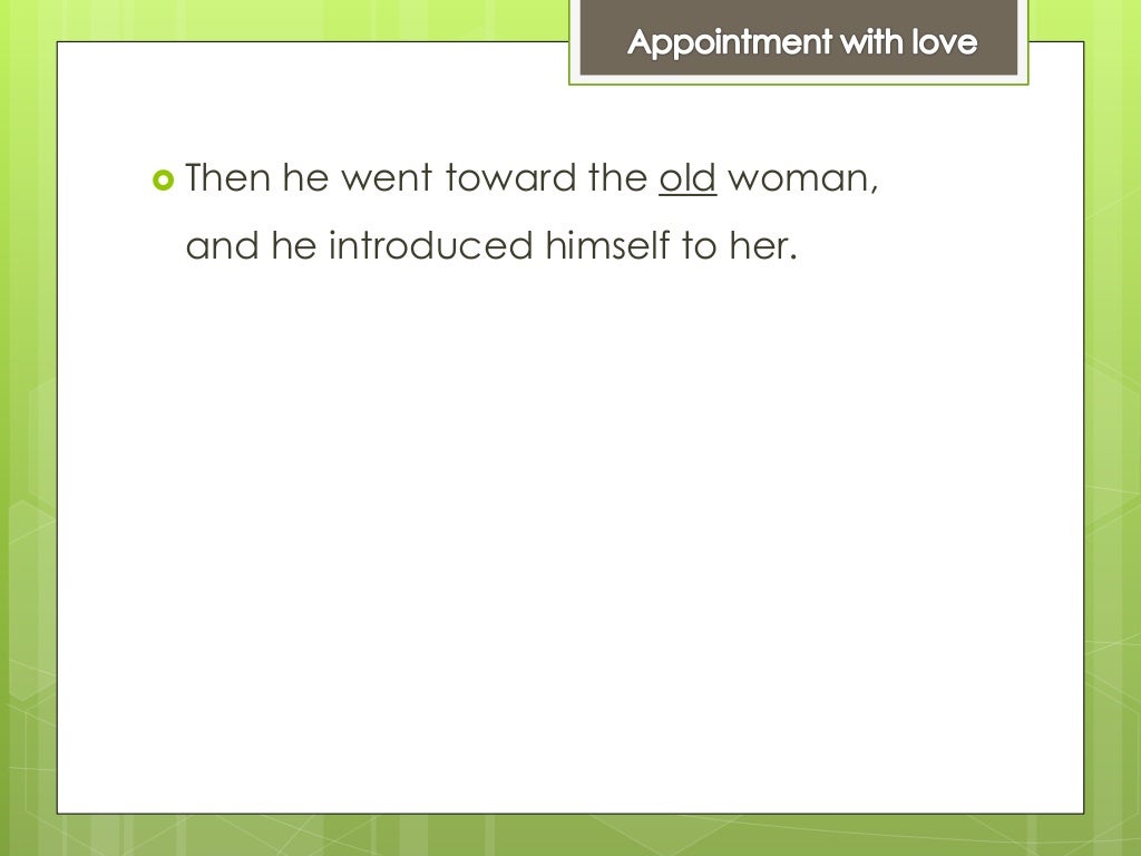 Appointment With Love