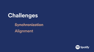 Challenges
Synchronization
Alignment
 