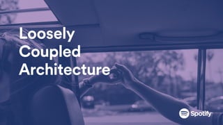 Loosely
Coupled
Architecture
 