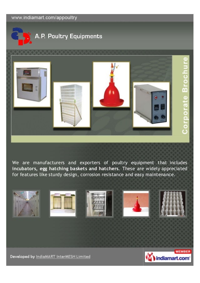 A.P.Poultry Equipments, Hyderabad, Incubators
