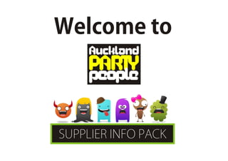 Auckland Party People Supplier Info