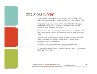 about our survey
         We launched our First Annual Developer Survey on April 4 and
         collected responses for an...
