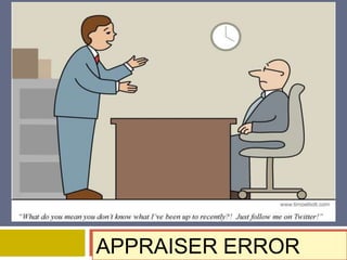 APPRAISER ERROR

 
