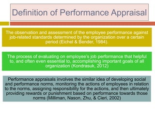 Chapter 5: Performance Appraisal