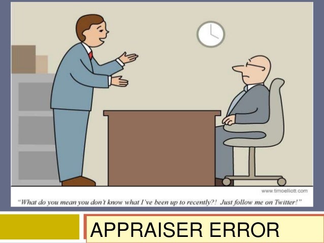 ผลการค้นหารูปภาพสำหรับ Common Performance Rating Errors