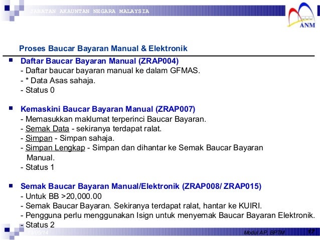 GFMAS - Account Payables