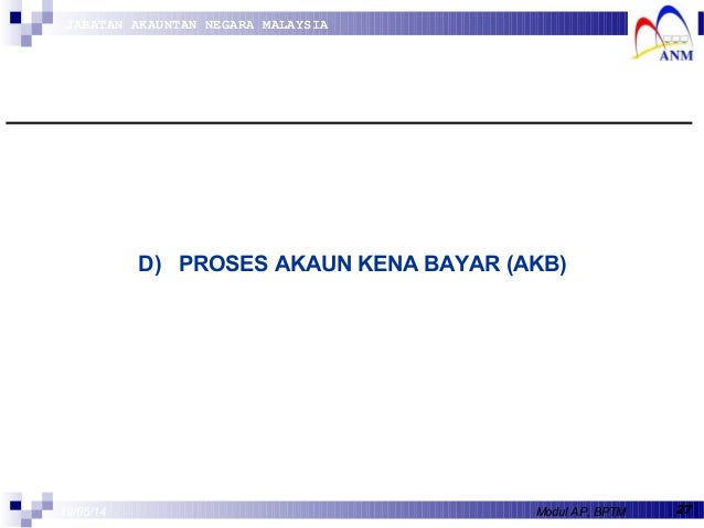 GFMAS - Account Payables