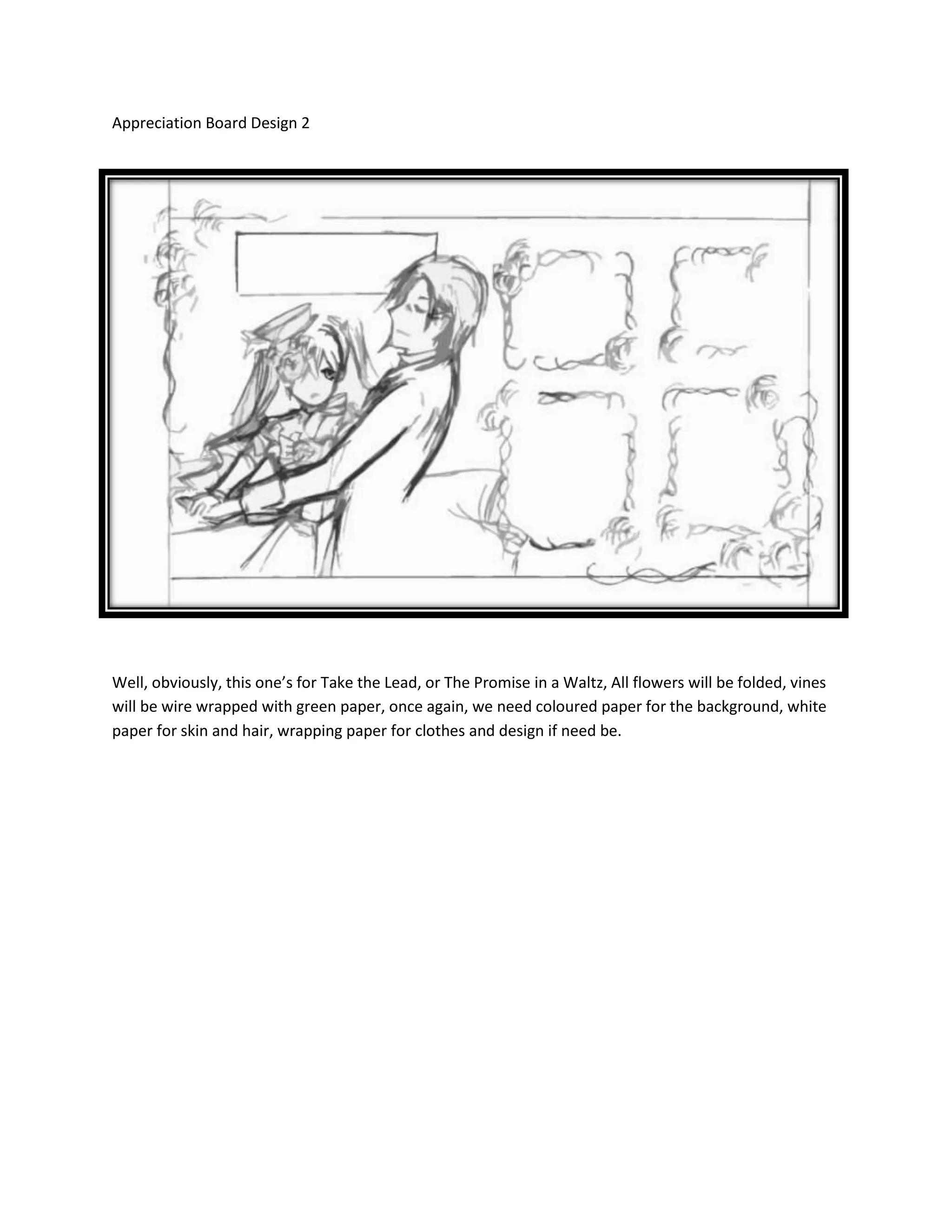 Appreciation board designs