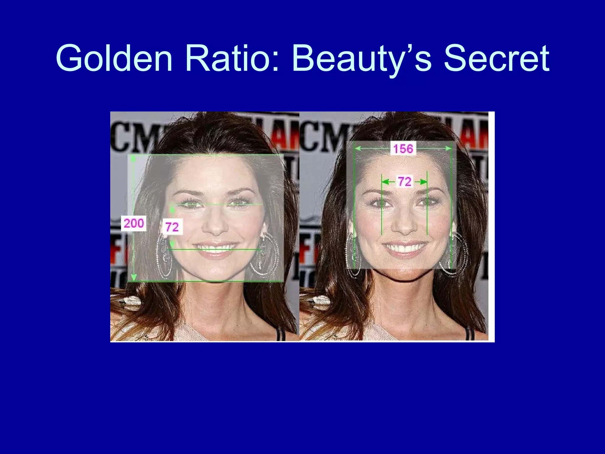 Golden Ratio: Beauty’s Secret 
 