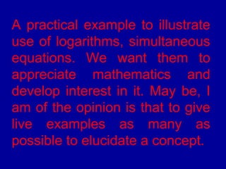 Appreciationof mathematics:My observations and opinions | PPT