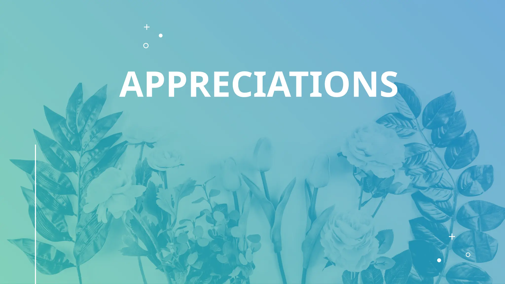 APPRECIATIONS
 