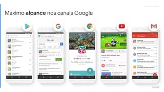 Proprietary + ConfidentialProprietary + Confidential
4.4
Máximo alcance nos canais Google
 