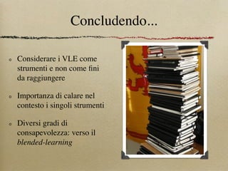 Apprendimento Virtuale e contesti (multi)mediali