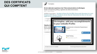 DES CERTIFICATS
QUI COMPTENT
03/02/2020APPRENDRE AVEC LE WEB
24
 