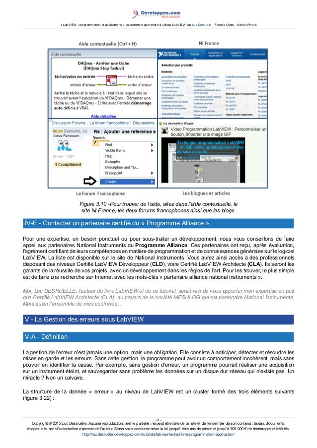 U00ab Labview Programmation Et Applications U00bb Ou Comment Apprendre U00e0 Ut U2026