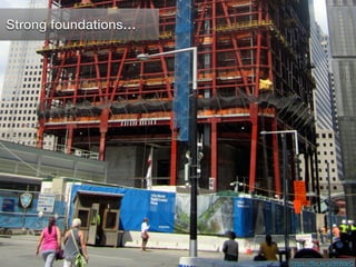 Foundations
https://ﬂic.kr/p/8tWarG
Strong foundations…
 