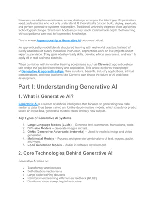 Apprenticeship in Generative AI and Generative AI with Clevered.pdf