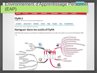 Environnement d'Apprentissage Personnel
(EAP)

 