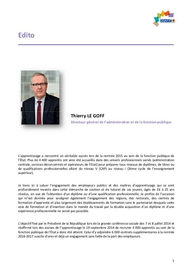 L Apprentissage Dans La Fonction Publique De L Etat 16