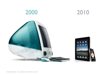 2000                    2010




ReﬂectionOf.Me : http://reﬂectionof.me/2000-vs-2010
 