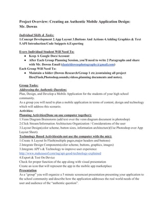 App research project | PDF