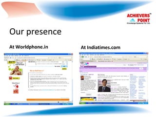 Our presence At Worldphone.in At Indiatimes.com 