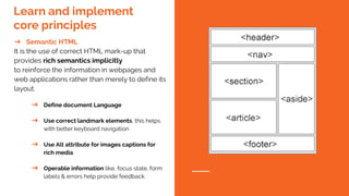 Approach coding for accessibility | PPT
