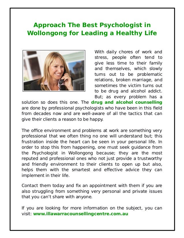 Approach the Best Psychologist in Wollongong for Leading a Healthy Life