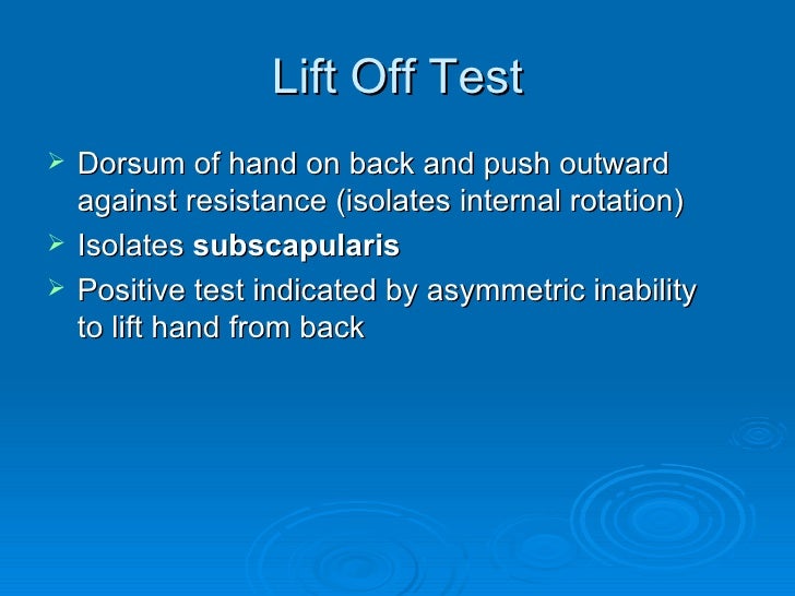 Approach To Overuse Related Shoulder Injuries