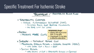 Specific Treatment For Ischemic Stroke
 
