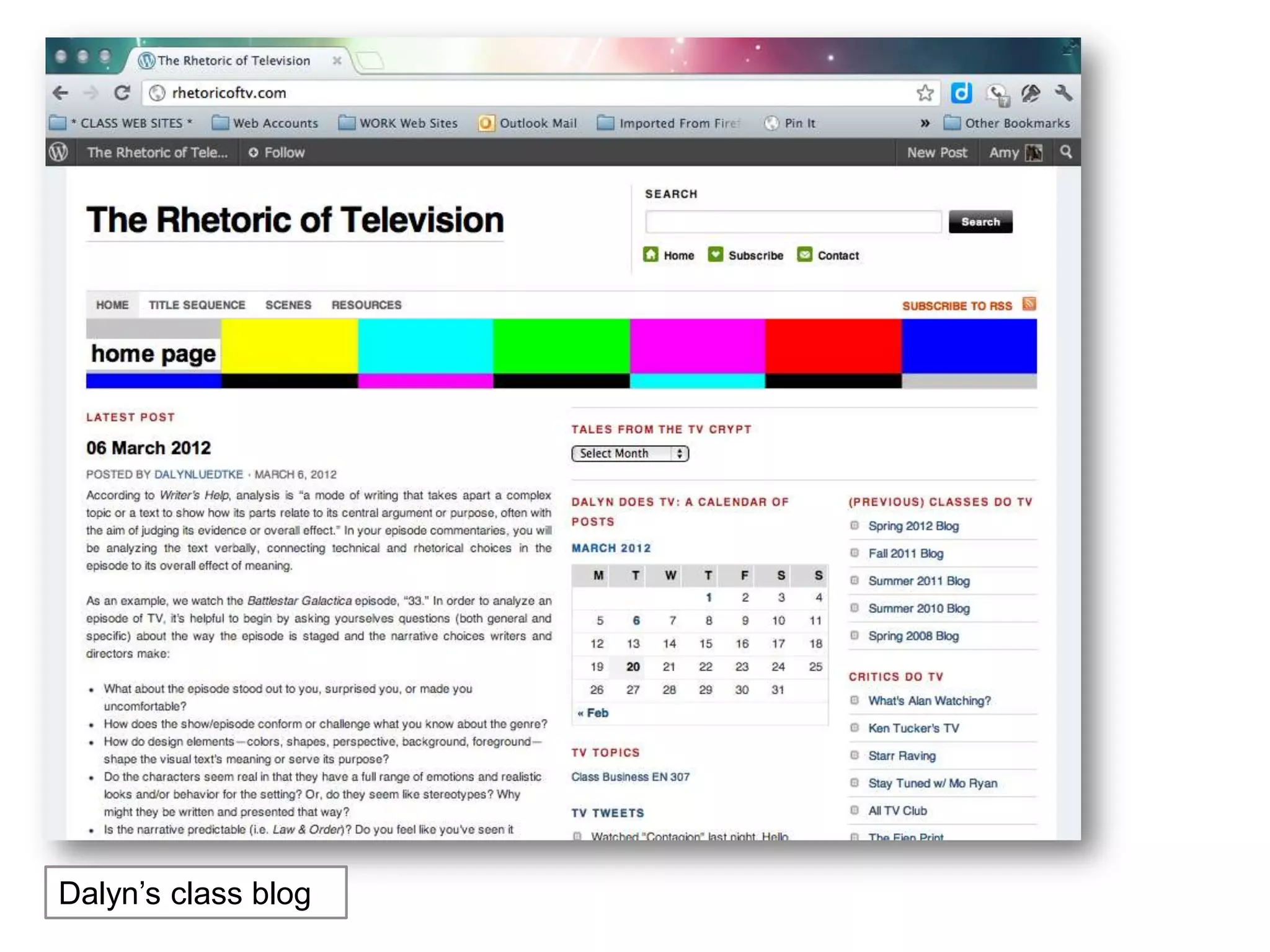 Dalyn’s class blog
 