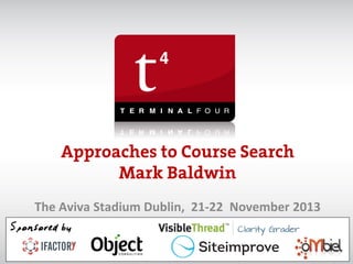 The Aviva Stadium Dublin, 21-22 November 2013

 