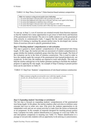 Approaches And Procedures For Teaching Grammar | PDF