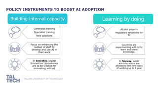 Approaches and use of ai in the public sector by the european member ...