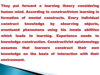 Approaches in learning | PPTX