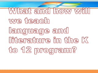 Approaches in teaching and learning k to 12 | PPTX