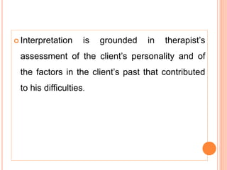 Approaches to counseling | PPTX