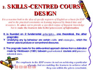 Approaches To Course Design | PPT