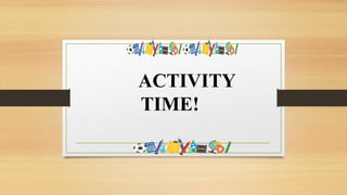 Activity Time Slide Example approachestocurriculumdesigning-200327014919.pptx