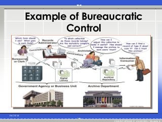 Example of Bureaucratic
Control
06/30/14
CHRISTOPHER P. ZAMORA / Module 8
 