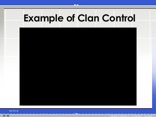 Example of Clan Control
06/30/14
CHRISTOPHER P. ZAMORA / Module 813–14
 