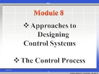 06/30/14
CHRISTOPHER P. ZAMORA / Module 8
 