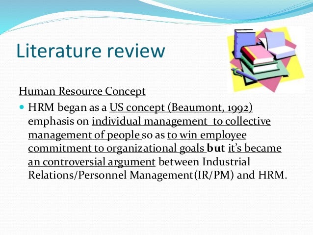 literature review in hrm