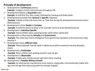 Approaches to Human Development (Infancy, childhood, adolescence ...