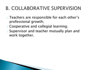 Approaches to instructional supervision | PPTX