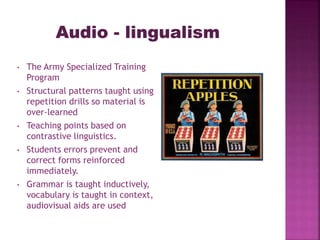 Approaches to language teaching | PPTX